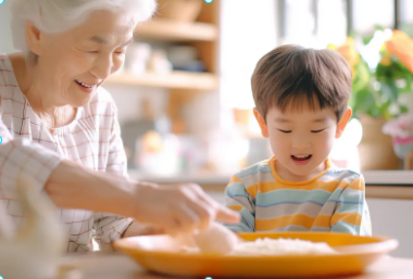 손주와 할머니