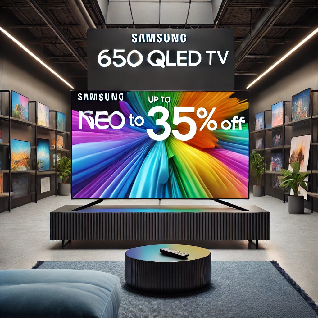 삼성 65인치 Neo QLED TV의 최대 35% 할인 프로모션