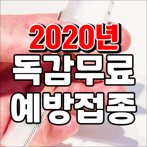  2020년 독감무료접종 대상 및 접종기간, 장소, 방법  알아보기