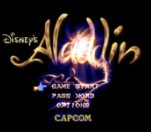  SNES ROMS - Aladdin (EUROPE / 유럽판 롬파일 다운로드)