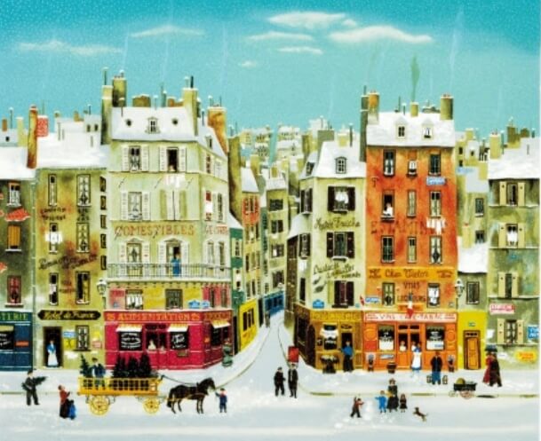 미셸 들라크루아 &#39;Paris in Winter&#39;