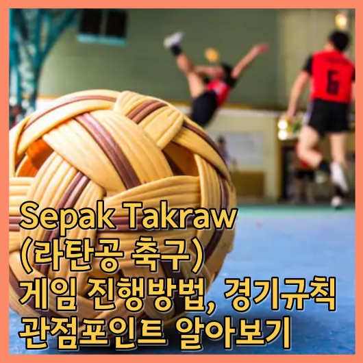 Sepak Takraw (라탄공 축구)방법&#44; 경기규칙&#44; 관점포인트&#44; 경기유의사항 알아보기