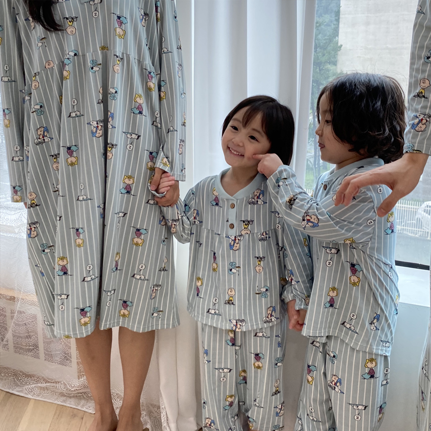 기모 원피스 잠옷 [시즌OFF] 피치기모 겨울 47