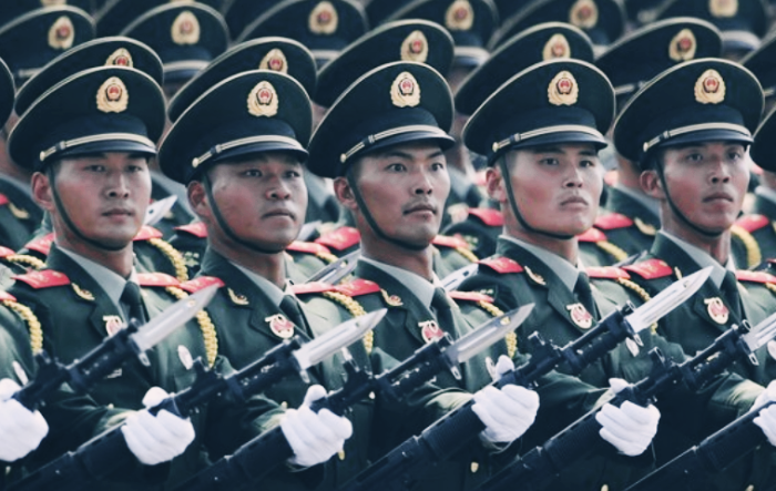 중국군-열병식-장면
