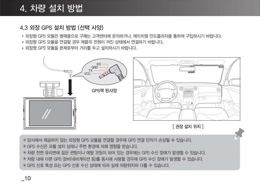 만도블랙박스 HL Mando ZX70 2CH(FHD/FHD) 블랙박스 사용설명서