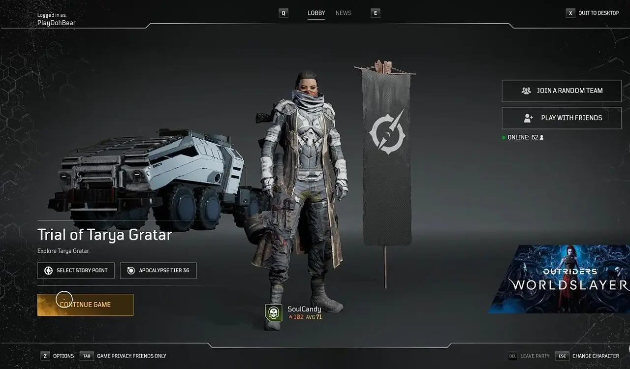  Outriders Worldslayer Trial of Tarya Gratar 공략, 가이드