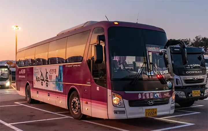 홍천에서 동서울행 버스 예매 현장 예매 및 비좌석제 안내