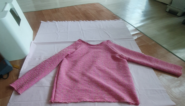 가정용 재봉틀(미싱)로 집에서 패턴 없이 옷 만들기(초보 옷 DIY)