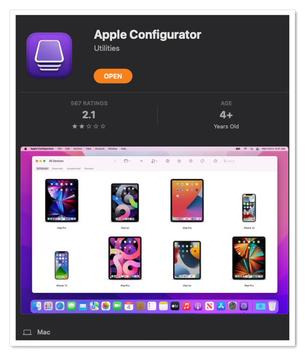 Apple configurator 2