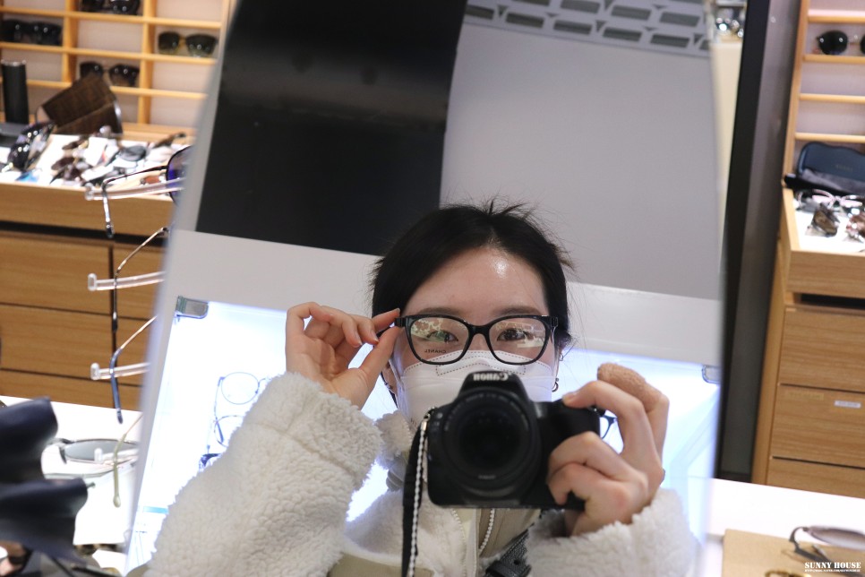 다비치 블루라이트차단 맞추러 방문한 40