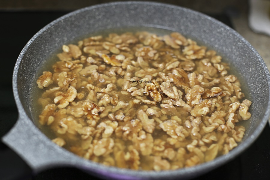 않고 굽죠 호두전처리 호두강정 만들기 튀기지 31