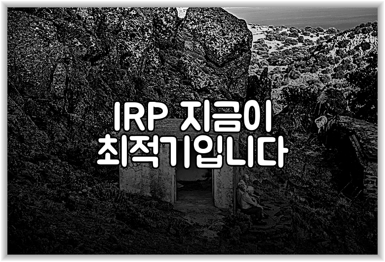 IRP 지금이 최적기입니다