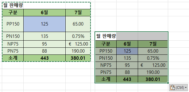 원본서식 유지(K)