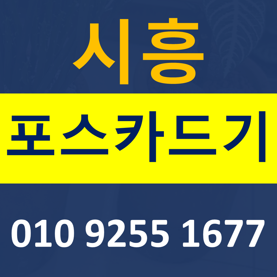 정왕동 포스기 설치 임대 배곧 카드단말기 신용카드결제기 구매 무선단말기 결제기 문의 가격