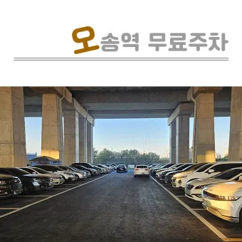 오송역 주차장 정확한 위치 요금 할인 무료주차 꿀팁 드롭탑주_2