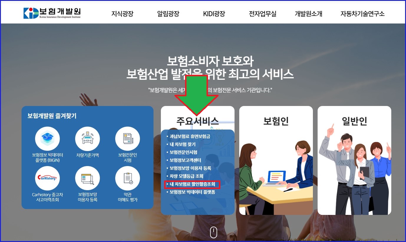 내 자동차 보험 할인 할증 등급-보험개발원2