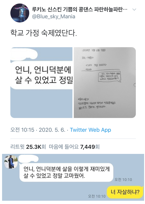  동생이 자살하는 줄 알았던 언니.jpg