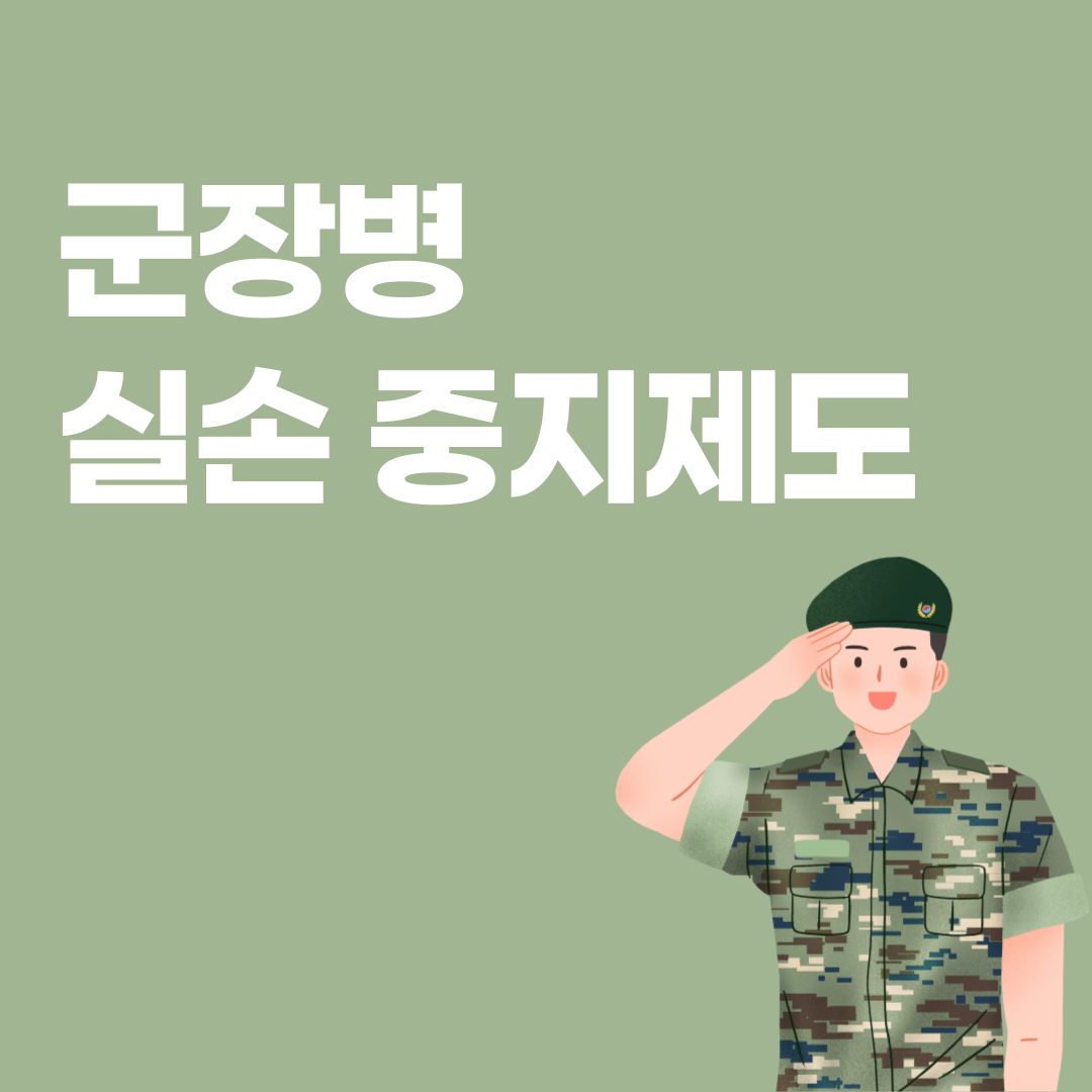 군장병 실손 중지제도