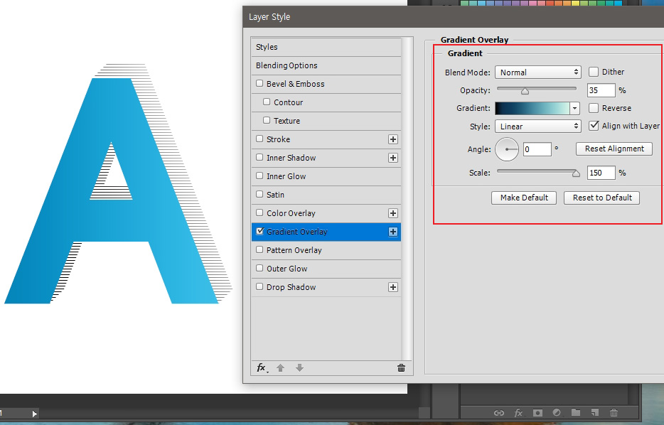 포토샵 gradient overlay