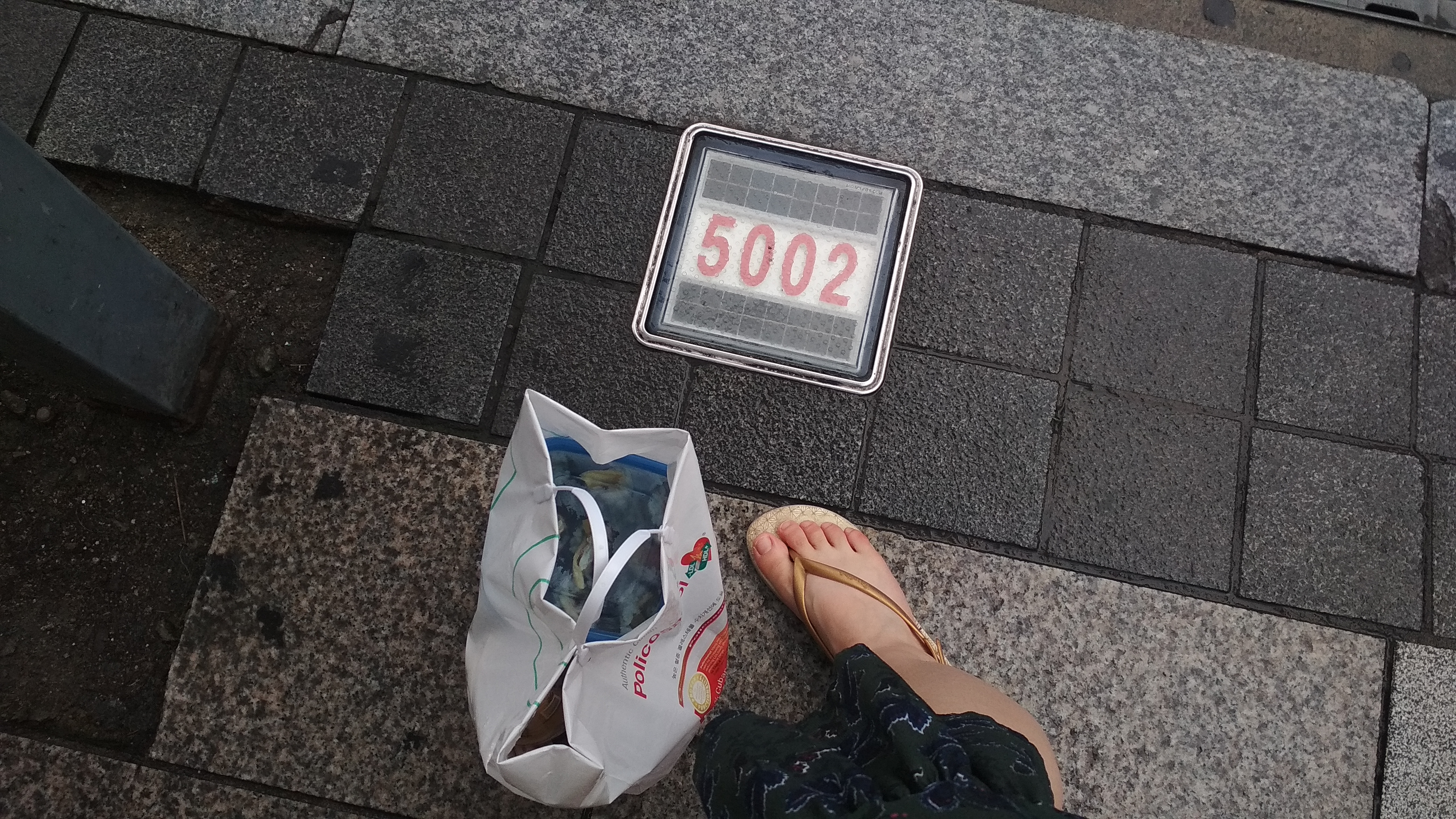  비오는날 케리비안베이 실외 놀이기구 타기