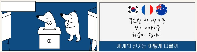  우리나라와 다른 투표제도를 채택하고 있는 나라들 이야기