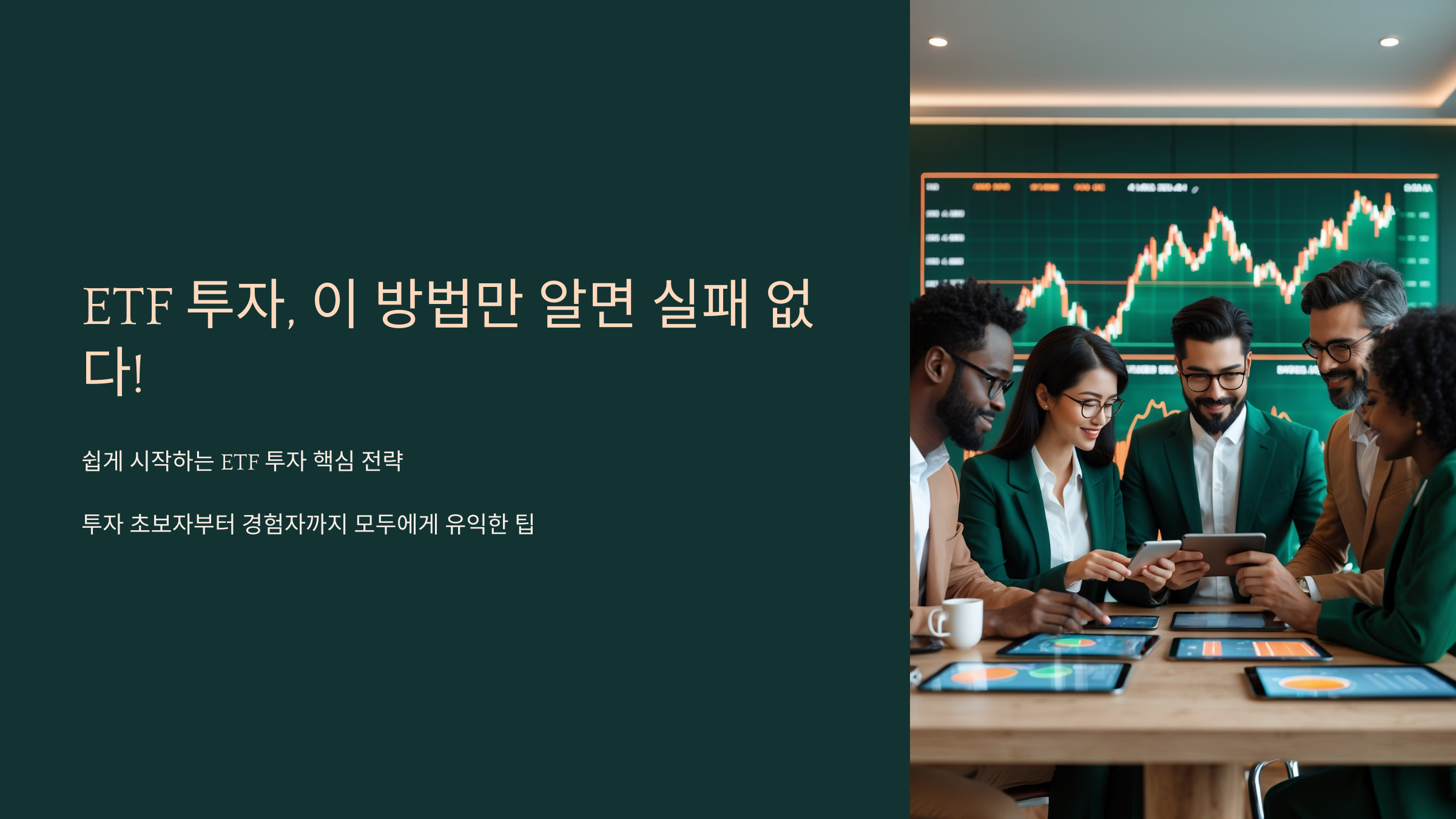 ETF 투자, 이 방법만 알면 실패 없다!