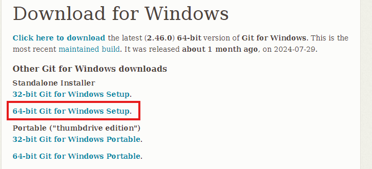 [Git] Git Setup (Window)