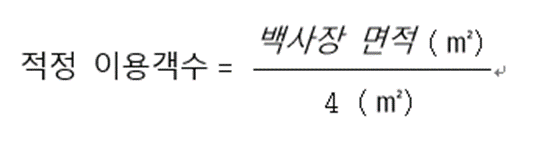 적정 이용객수