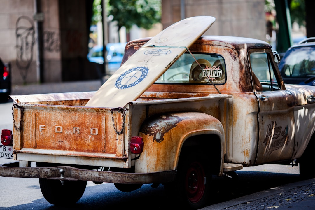 Illegally parked car