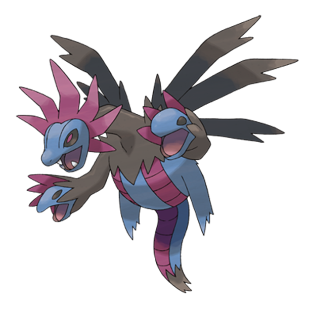  [포켓몬도감]  No. 635 삼삼드래 Hydreigon #635