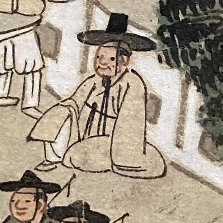  김홍도가 그린 취객