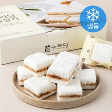 설기떡 부드러운 한국 전통의 간식