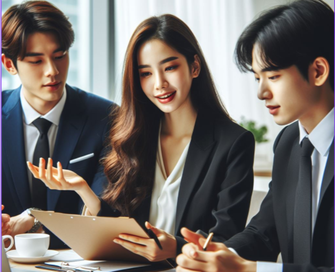 비즈니스 미팅 질문확인