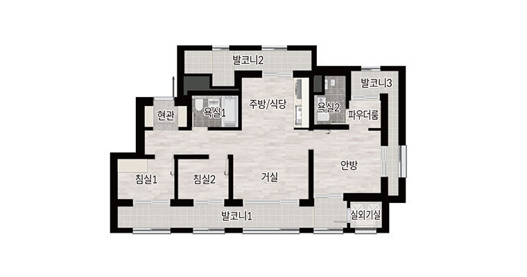 롯데캐슬 시그니처 중앙 아파트-주택형안내-59B