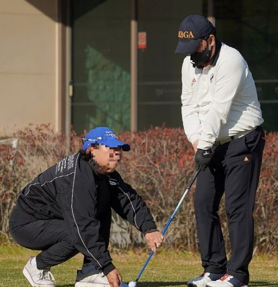 장앤인 골프 경기 도우미