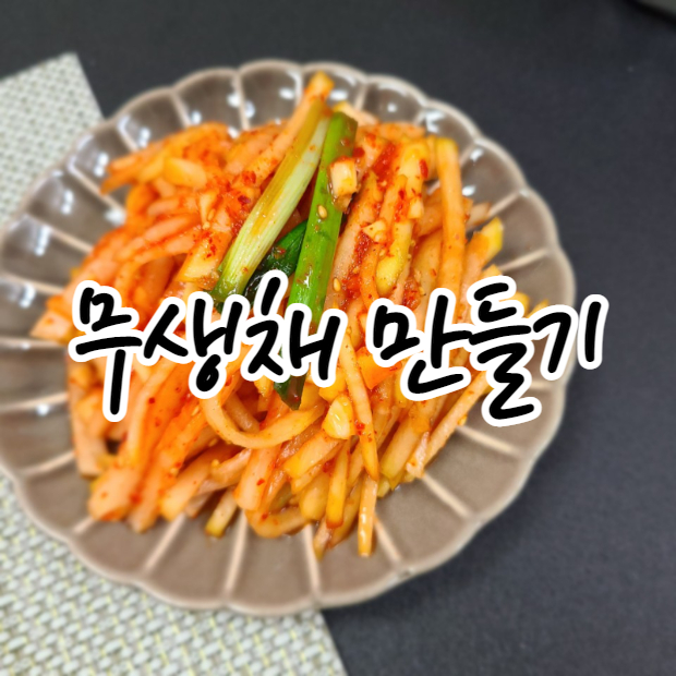 무생채 맛있게 만드는 법 / 백종원 무생채 무생채 맛있게 만드는 법 / 백종원 무생채