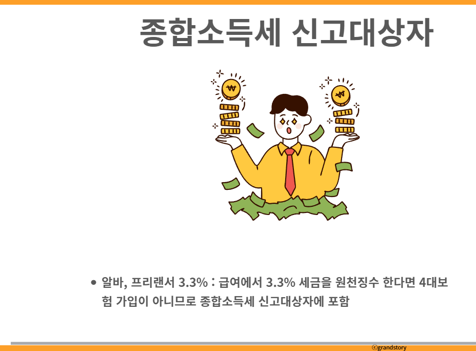 종합소득세 신고대상자