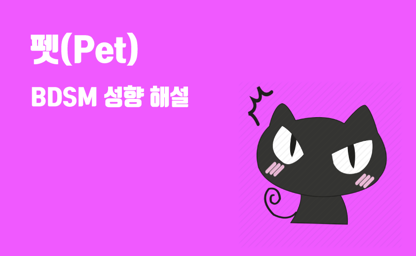  펫 (Pet) 성향 - BDSM 성향과 종류 해설