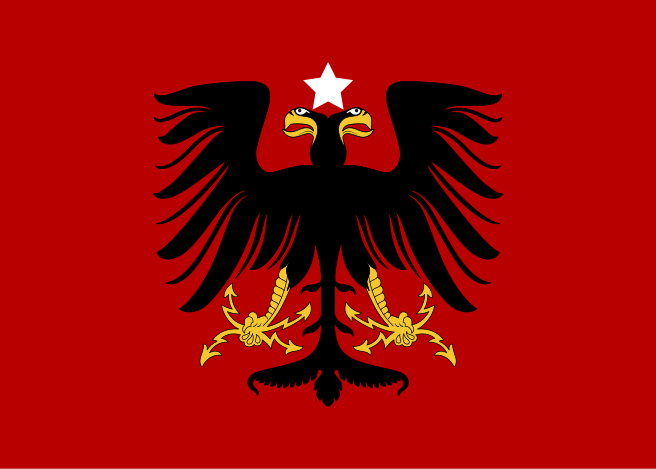알바니아 공국 국기