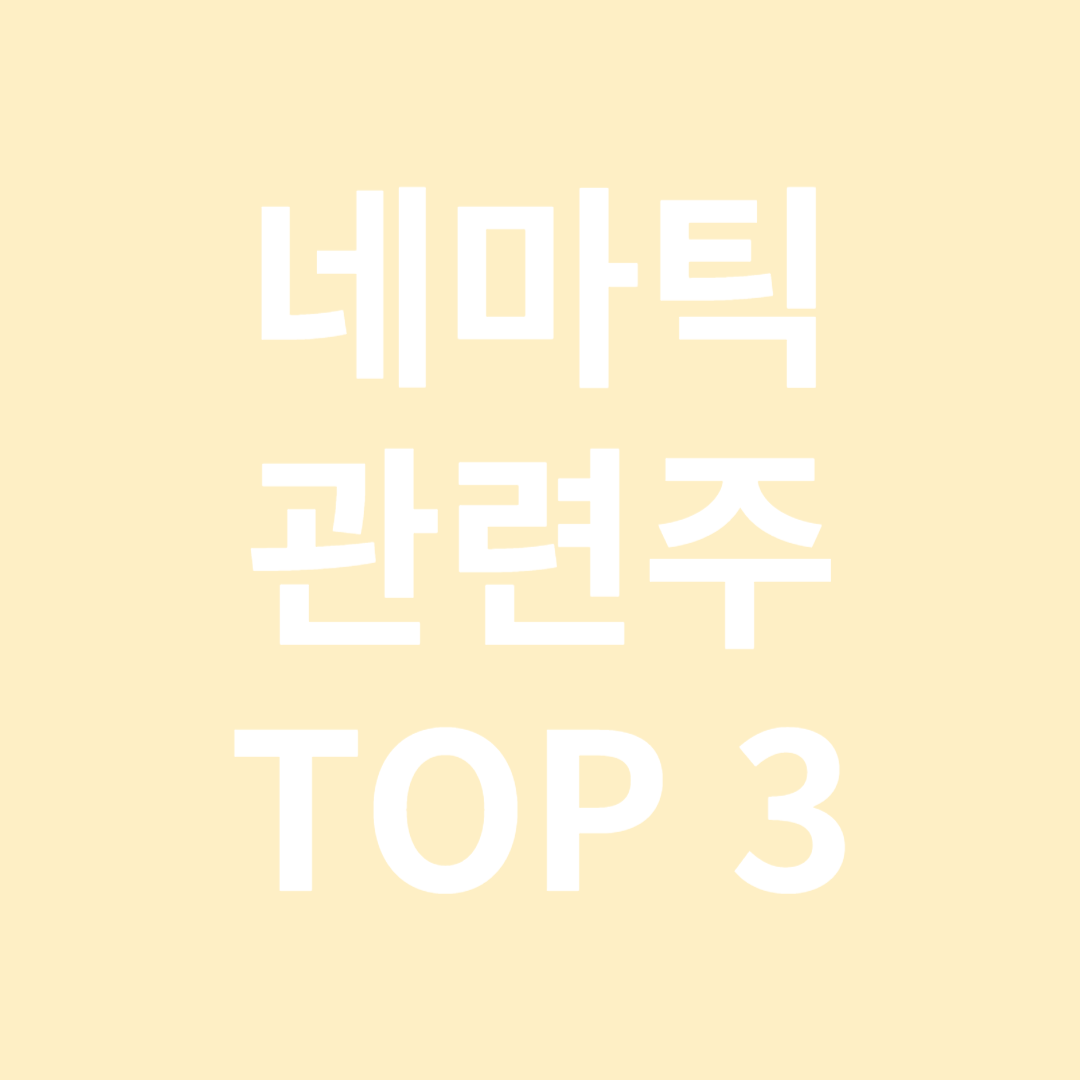 네마틱 관련주 TOP 3