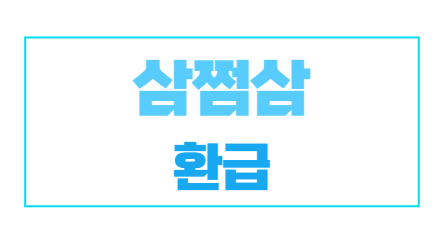  삼쩜삼 여름휴가비 지원 환급방법