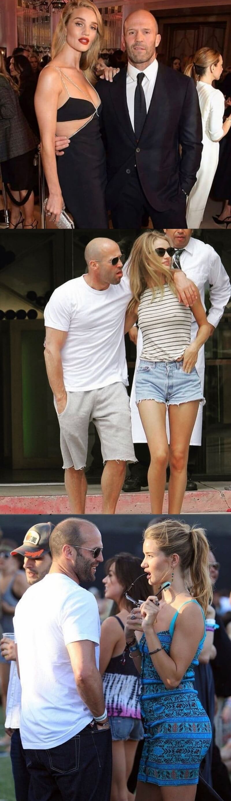 제이슨 스타뎀 부부 사진