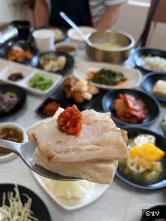 두부젓국 두부수육 두부삼합