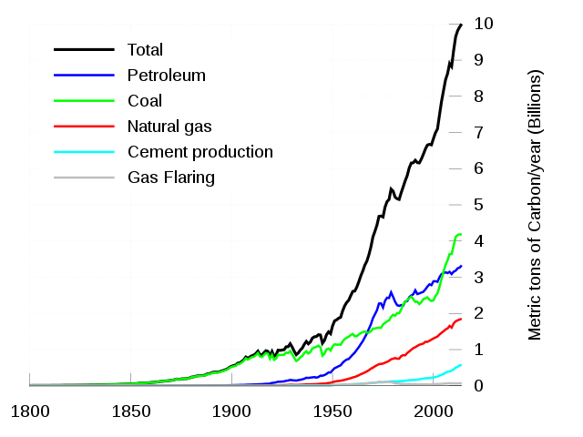탄소 배출 그래프