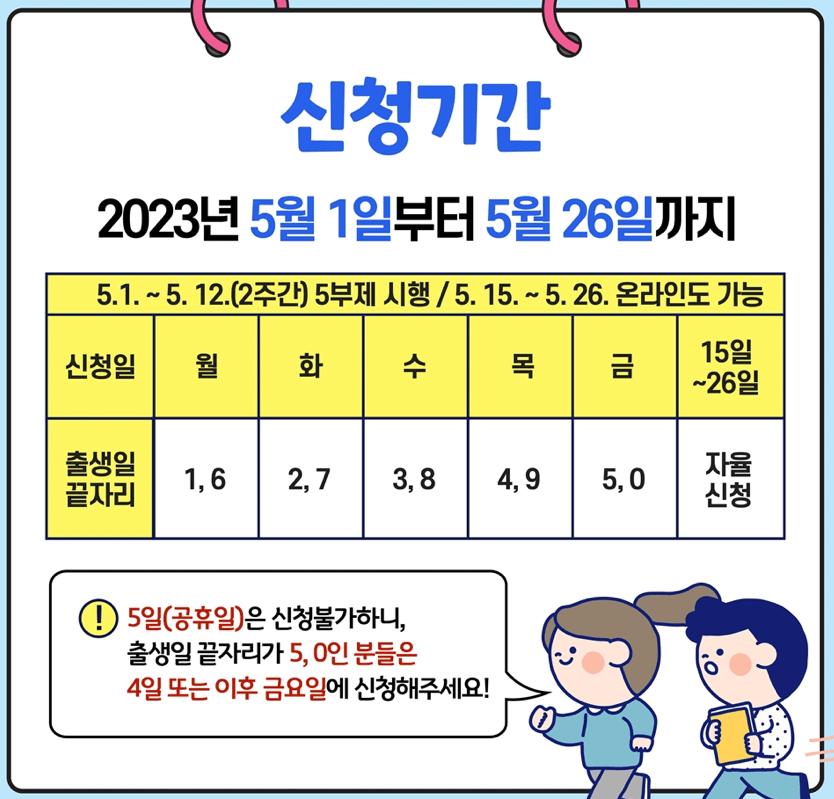 청년내일저축계좌-신청기간