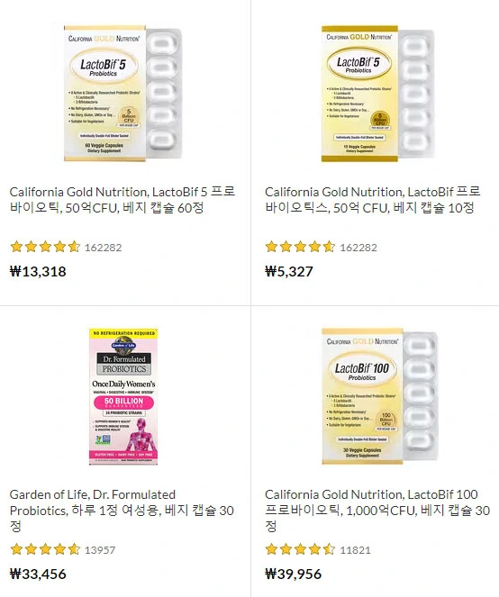  일반인이 유산균 고르는 선택 기준 4가지 및 아이허브 추천제품