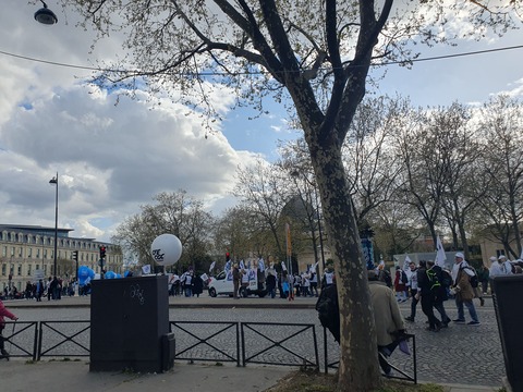 프랑스-파리-시위-모습