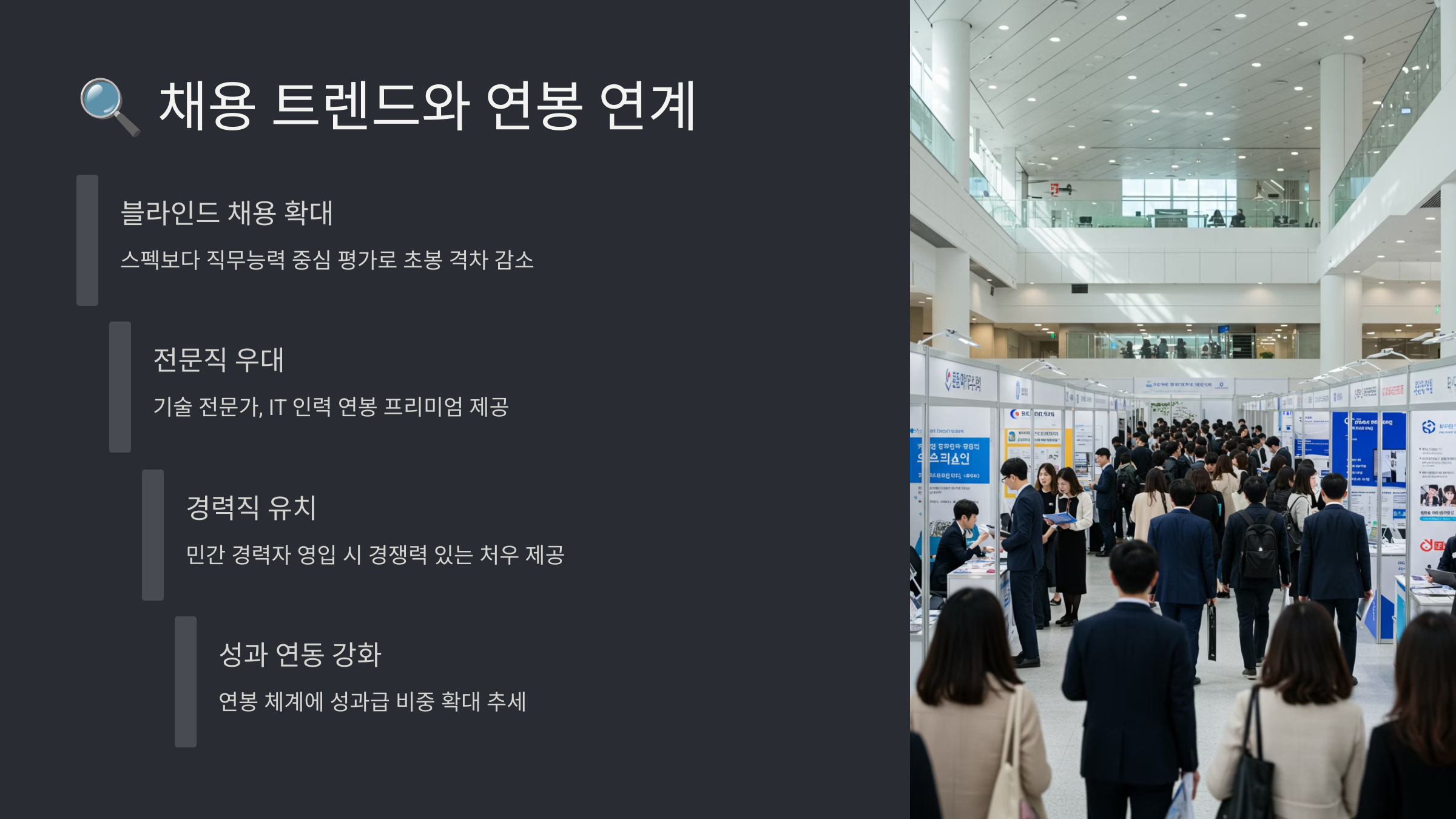 🔍 채용 트렌드와 연봉 연계
