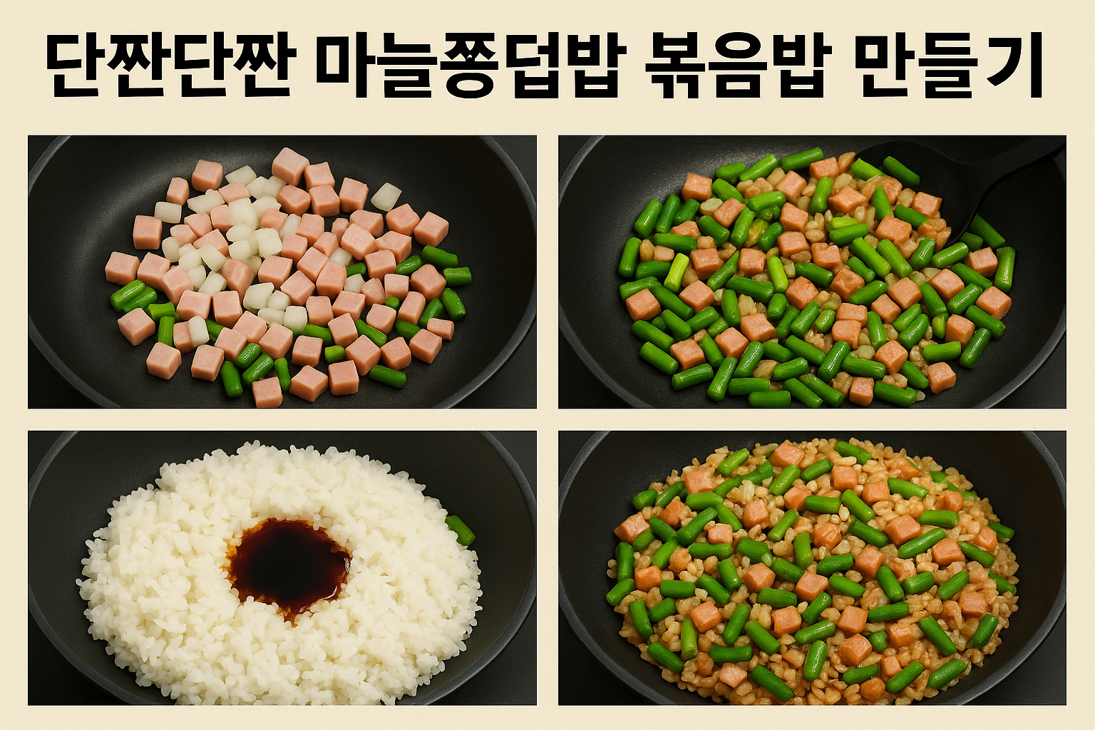 마늘쫑덮밥