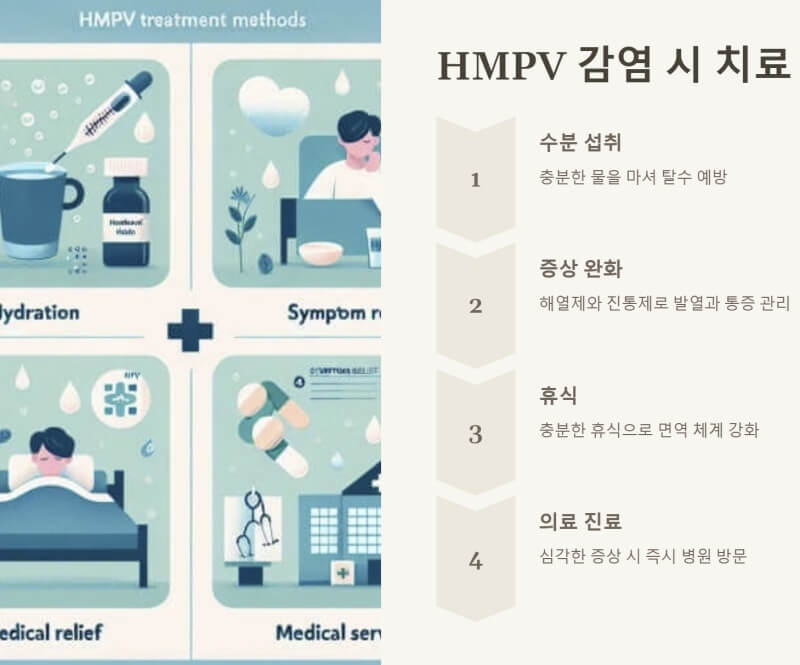 HMPV감염시 치료 PPT이미지